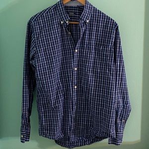Izod Brand Blue Button Down Shirt Size S